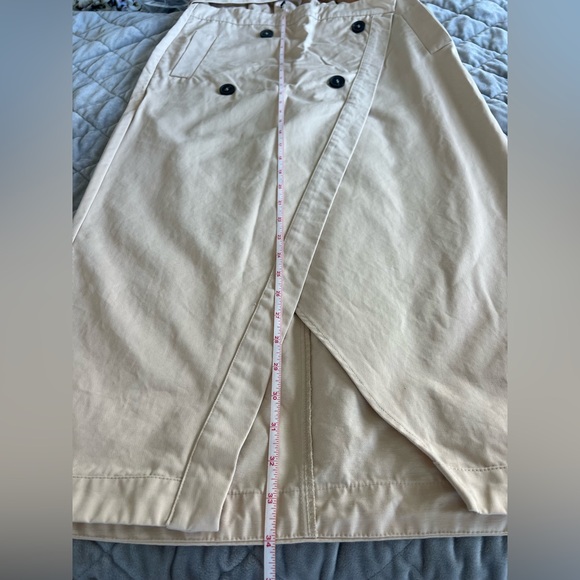 ZARA paperbag gabardine skirt L - Picture 9 of 12